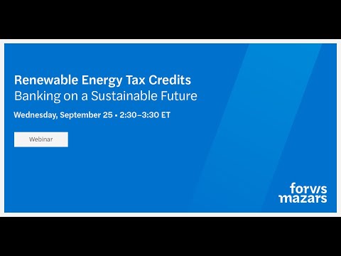 Harnessing Renewable Energy Tax Credits for a Sustainable Future