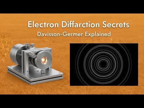 Davisson Germer Experiment and the Wave Nature of Electrons