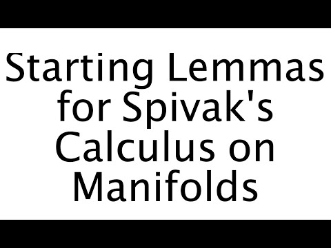 Spivak Calculus on Manifolds and Its Scientific Applications