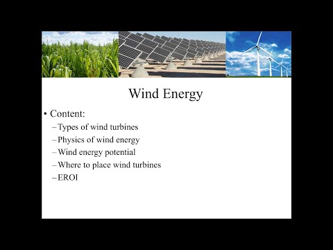 Diverse Types of Wind Energy and Their Scientific Significance