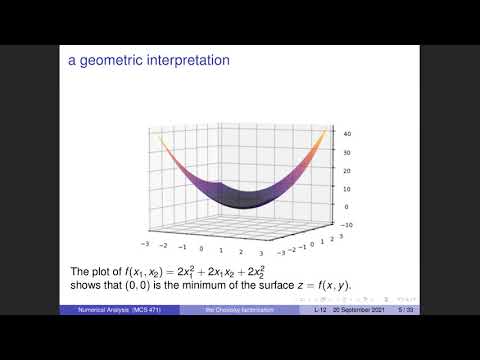 Cholesky Factorization and Its Applications in Science