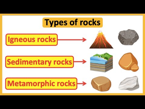 Diverse Examples of Igneous, Sedimentary, and Metamorphic Rocks
