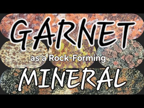 Garnet Metamorphic Rock and Its Geological Significance
