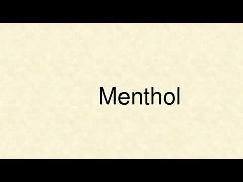 Chemical Structure of Menthol and Its Scientific Significance