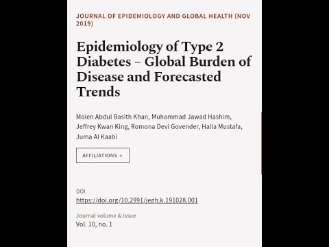 Epidemiology of Diabetes Mellitus and Its Global Trends