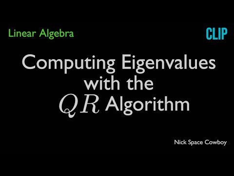 QR Algorithm and Its Role in Scientific Computing