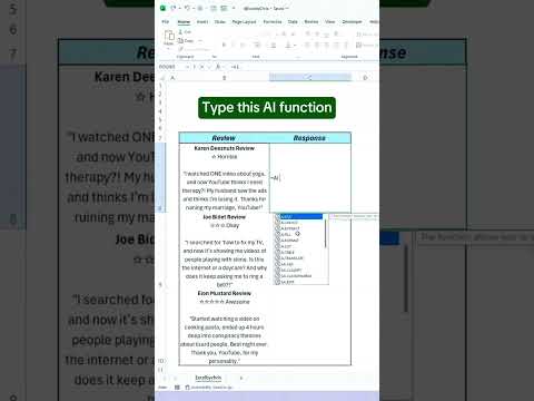 Machine Learning Techniques for Excel Users in Science